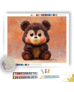 PIXEL KAWAII BEAR - Paint by Numbers Full Kit