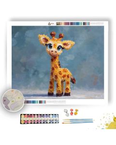 PIXEL KAWAII GIRAFFE - Paint by Numbers Full Kit