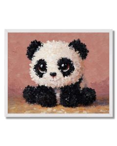 PIXEL KAWAII PANDA - FRAMED