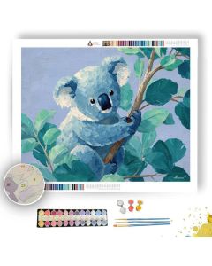PIXEL KAWAII KOALA - Paint by Numbers Full Kit