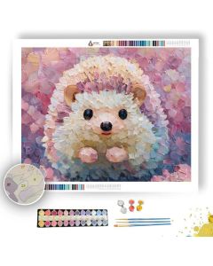 PIXEL KAWAII HEDGEHOG - Paint by Numbers Full Kit