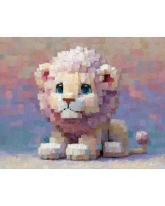 PIXEL KAWAII LION