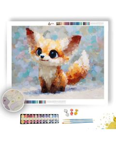 PIXEL KAWAII FOX - Paint by Numbers Full Kit