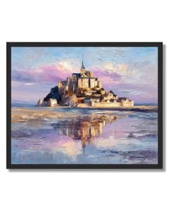 MONT SAINT-MICHEL TIDAL MIRROR - FRAMED