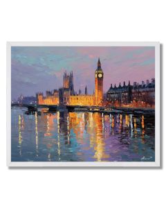 BIG BEN GOLDEN HOUR - FRAMED