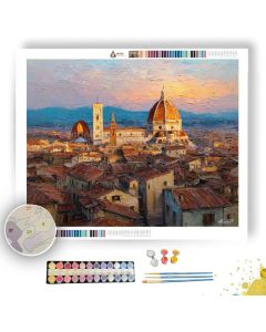 FLORENCE DUOMO TERRACOTTA SEA - Paint by Numbers Full Kit