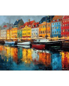 COPENHAGEN NYHAVN HARBOUR COLORS