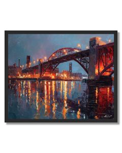 ARCHES OF BROADWAY BRIDGE NYC - FRAMED