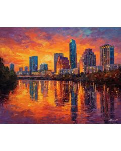 AUSTIN CONGRESS AVENUE SUNSET