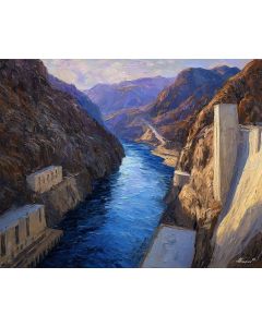 HOOVER DAM SUNLIT WALLS