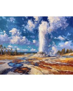 YELLOWSTONE GEYSER SKYBURST