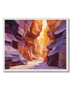ANTELOPE CANYON RIVER OF LIGHT - FRAMED