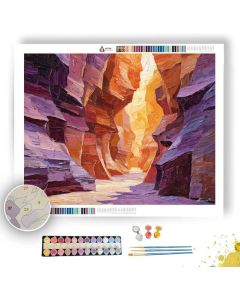 ANTELOPE CANYON RIVER OF LIGHT - Paint by Numbers Full Kit