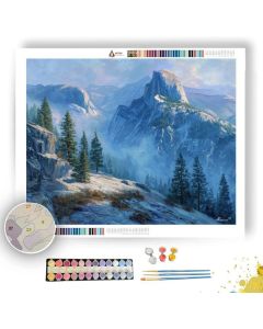 YOSEMITE HALF DOME DAYBREAK - Paint by Numbers Full Kit