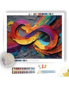 FREEFORM STREET MOTION - Paint by Numbers Full Kit