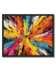 SPRAY POP COLLISION - FRAMED