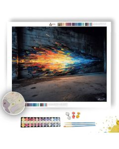NEON WALL BURST - Paint by Numbers Full Kit