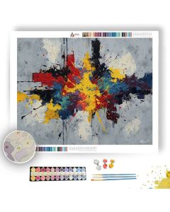 CITY NOISE COLORS - Paint by Numbers Full Kit