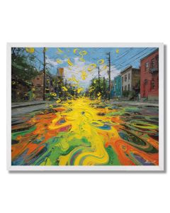SPRAY LOOP STORM - FRAMED