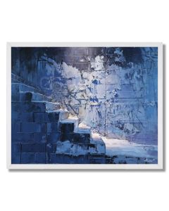 GRAFFITI ICE LINES - FRAMED