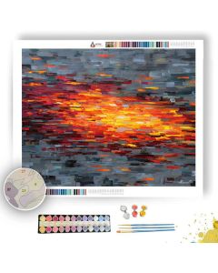 URBAN FIRE STREAK - Paint by Numbers Full Kit