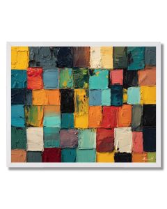 COLOR GRID TAG - FRAMED