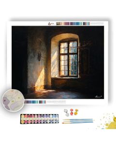 WINDOW OF DUSK - Paint by Numbers Full Kit