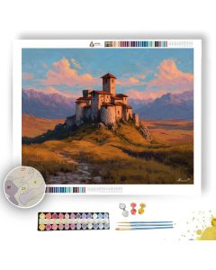 HILLTOP FORTRESS - Paint by Numbers Full Kit