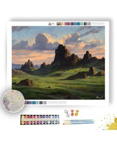 OBSIDIAN HILL - Paint by Numbers Full Kit