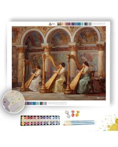 HARPISTS OF THE COURT - Paint by Numbers Full Kit