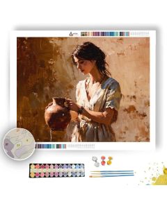 MAIDEN WITH A JUG - Paint by Numbers Full Kit