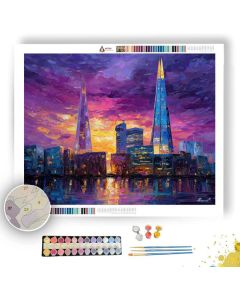 SHARD SKYLINE TWILIGHT - Paint by Numbers Full Kit