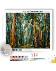 SHATTERED FOREST GLADE - Paint by Numbers Full Kit