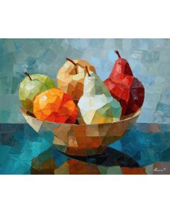 FACETED FRUIT BOWL