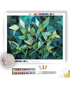 SHARD GLASS BOTANICA - Paint by Numbers Full Kit