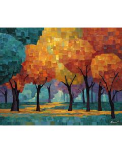 TILED AUTUMN FOREST
