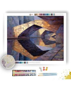 FACETED STONE BRIDGE - Paint by Numbers Full Kit