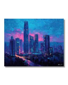 SHENZHEN MODERN WONDER - FRAMED