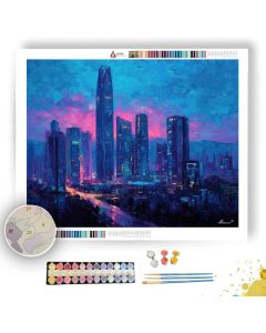 SHENZHEN MODERN WONDER - Paint by Numbers Full Kit