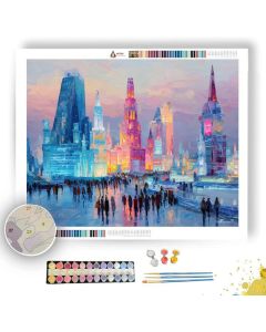 HARBIN ICE CITY GLOW - Paint by Numbers Full Kit