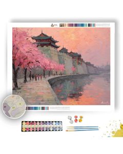 NANJING CITY WALL SUNRISE - Paint by Numbers Full Kit