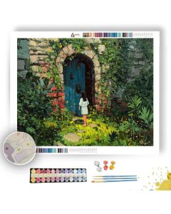 HIDDEN GARDEN GATE - Paint by Numbers Full Kit
