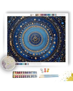CELESTIAL ORBIT MANDALA - Paint by Numbers Full Kit