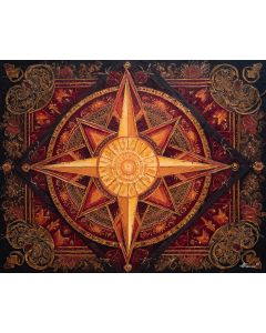GOLDEN COMPASS MANDALA