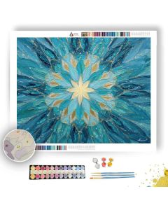 LUMINESCENT STAR MANDALA - Paint by Numbers Full Kit