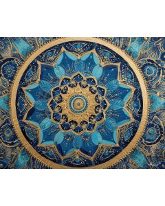 BLUE TEMPLE MANDALA