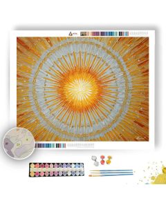 CELESTIAL SUN MANDALA - Paint by Numbers Full Kit