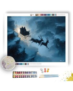 SHADOW SLEIGH - Paint by Numbers Full Kit