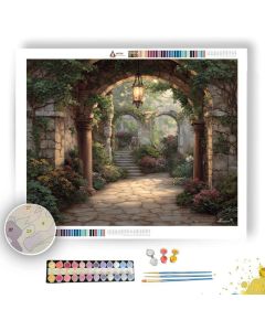 VICTORIAN GARDENWAY - Paint by Numbers Full Kit