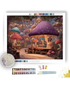 MUSHROOM MARKET - Paint by Numbers Full Kit